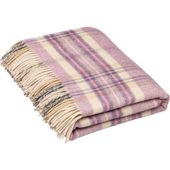 Bronte By Moon Throw Heather Check Lilac