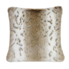 helen moore lynx faux fur cushion