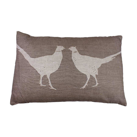 Helkat Kissing Pheasants Cushion - 61x40cm
