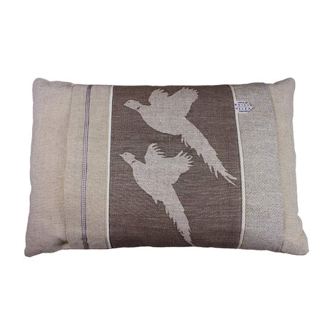 Helkat Kissing Pheasants Cushion - 61x40cm