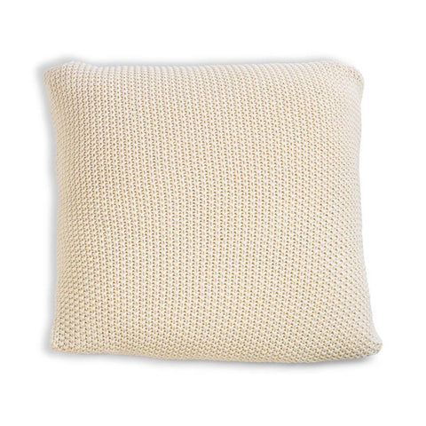 Nkuku Moss Stitch Cushion Cream - 40x40cm
