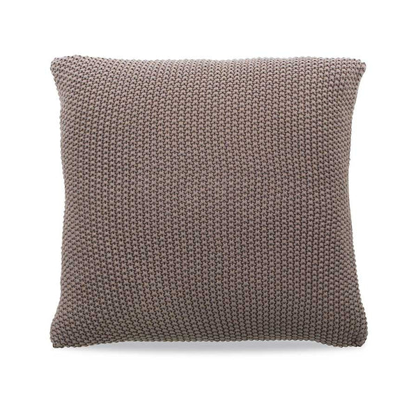 Nkuku Moss Stitch Cushion Pewter - 40x40cm
