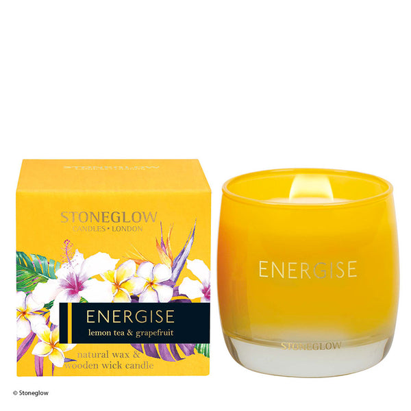 Stoneglow Infusion Energise Lemon Tea & Grapefruit Candle
